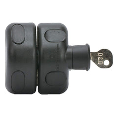 DD Technologies MagnaLatch Side Pull locks square gate frames with magnetic precision.