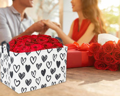 DDBASKET canvas basket with waterproof interior for easy cleaning and reuse.