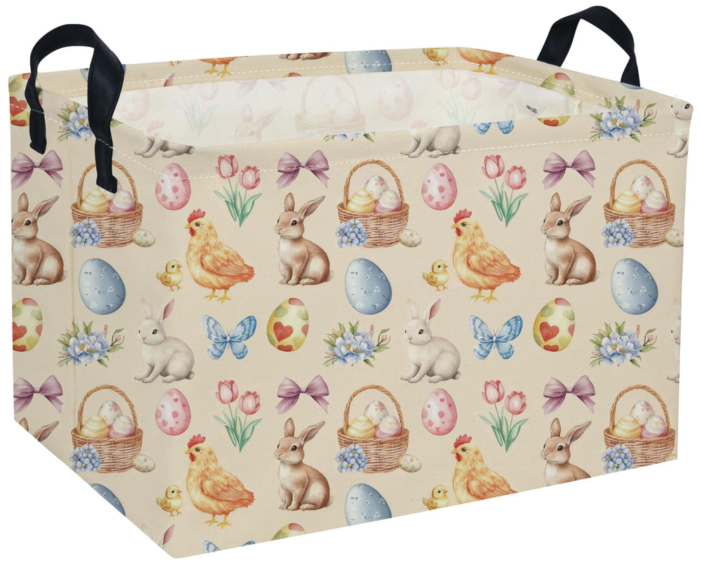 DDBASKET Easter basket kids-rectangular design ideal for toy storage.