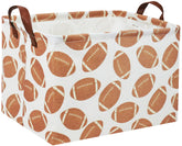 DDBASKET rectangular football basket front view for tidy toy storage