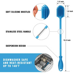 ddLUCK vase and glassware cleaner keeps delicate glass scratch-free.