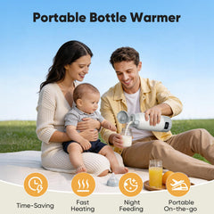 DDZJIAN 17oz bottle warmer offers travel-friendly compact design for easy feeding