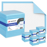 Dealmed blue underpad 23x36 inches provides reliable surface protection.