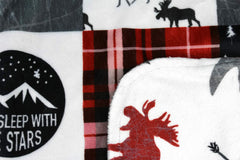 Dear Baby Gear bears deluxe blanket with arrows design adds playful touch and cozy snuggles.