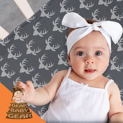 Dear Baby Gear blanket in crib, gentle breathable design for peaceful sleep.