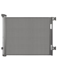 DEAR LOV retractable gate on stairs helps keep infants and pets safe with adjustable width.