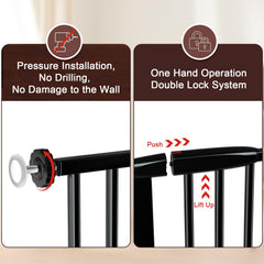 DEARBB two-way auto-close feature shown for convenient entry from either side