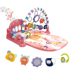 Dearlomum baby play mat gym with colorful design encouraging tummy time and exploration.