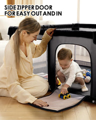 Dearlomum safety playpen with suction cups stays steady