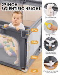 Dearlomum portable travel playpen with carry bag for easy trips