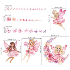 Decalmile Girls' bedroom wall decor inspires imaginative storytelling