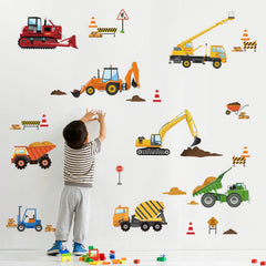 decalmile tractor wall decal enhances playful bedroom decor for kids