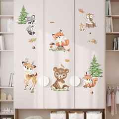 DecalMile fox wall sticker brings whimsy and color to playroom
