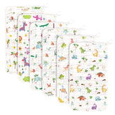 Decalsweet six-layer muslin burp cloths absorb spills softly for baby care