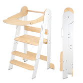 DecorDudz Toddler Tower side view showing secure surround for stable use
