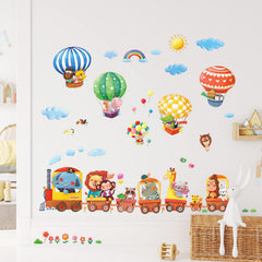 Decowall DA4-1406 kids wall stickers easy peel and stick for quick updates.
