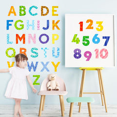 DECOWALL DS9-4003 numbers sticker set for playful math practice and decoration.