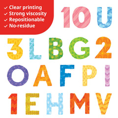 DECOWALL DS9-4003 peel-and-stick decals are removable and easy to reposition.