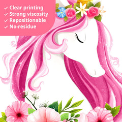DECOWALL SG-2105 removable wall stickers are waterproof and simple to reposition.