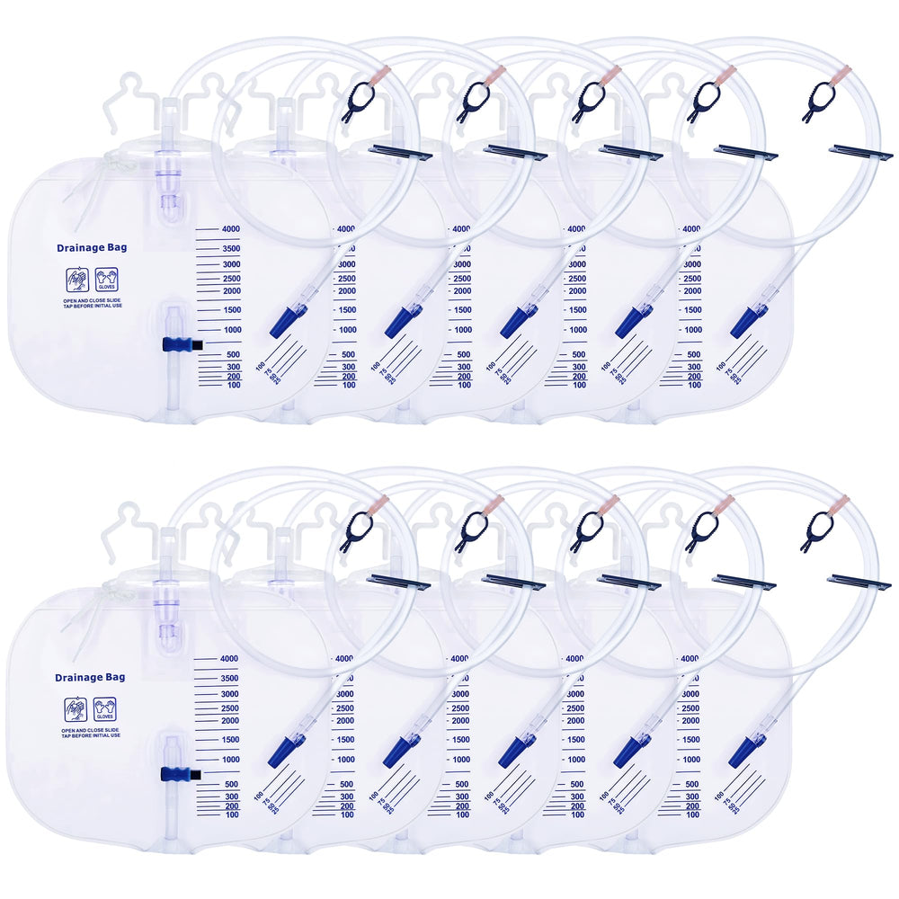 Dedsio 4000ml drainage bag in packaging, ready for storage and use.
