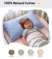 Deep Dream mercerized color toddler pillowcase stays bright and colorfast after washes