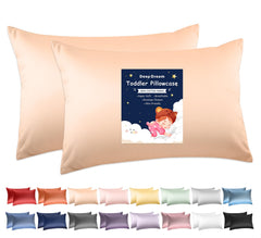 Deep Dream toddler pillowcase 13x18 front view, soft 100% cotton for delicate baby skin.