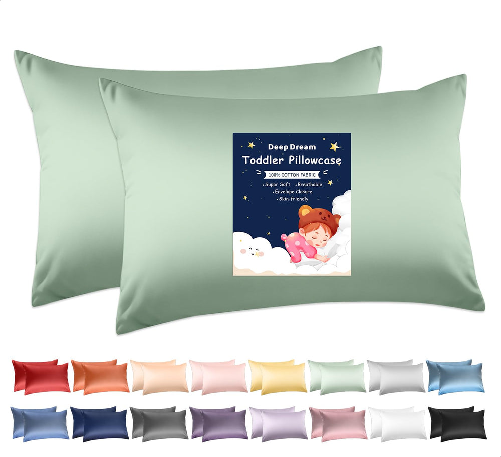 Deep Dream toddler pillowcases 13x18 in a 2-pack offer soft, gentle sleep.