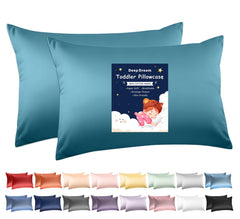 Deep Dream toddler pillowcases 13x18 pack, ultra-soft cotton for gentle skin.