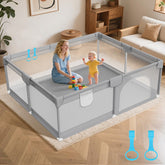 Deeteck baby playpen 79x71 large area—spacious space for curious babies.