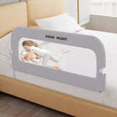 Deeteck bed guard rail with 47-inch adjustable height for versatile toddler use