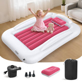 Deeteck inflatable toddler bed 53-inch inflated offers roomy sleep space for travel and play.