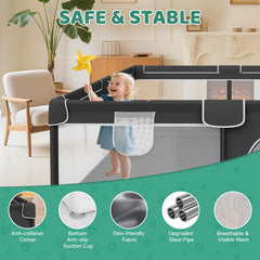 Deeteck playpen quick assembly in 15 minutes for busy parents
