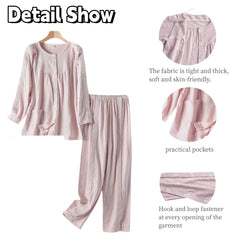 DEEYOTA nursing clothes with cinch-fit for secure, adjustable wear.