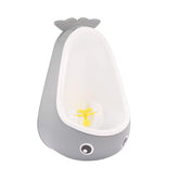 DEEZOMO whale potty urinal gray for independent toddler use