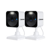 Defender GO 2K outdoor camera with spotlight for clear night monitoring.