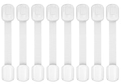 Define Essentials child safety locks show easy peel-and-stick installation for quick setup