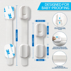 Define Essentials locks securing kitchen appliances without tools for convenience