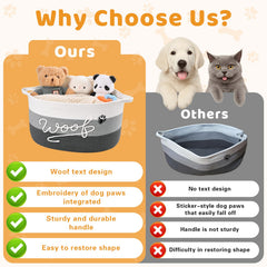 Degeyoyo large-capacity 30L bin holds toys and chews
