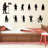 DEIKOKA pirates silhouette wall decal adds adventurous charm to any living space.