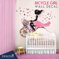 DEKOSH flutter butterflies decals add soft, magical touches to a girl's room