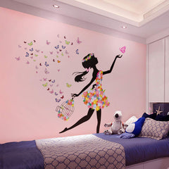 DEKOSH peel and stick wall art for teen girl bedroom transforms space easily.