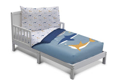 Delta Children top sheet with elastic bottom keeps sheets in place overnight