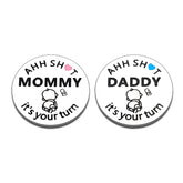 Delujouberst New Parent Decision Coin mostrando Mummy's Turn para decidir tareas diarias