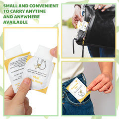Demissle travel-friendly wipes fit in bags for on-the-go cleanups.