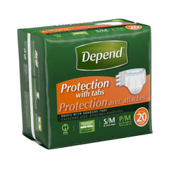 Close-up of soft inner material in Depend Protection with Tabs.