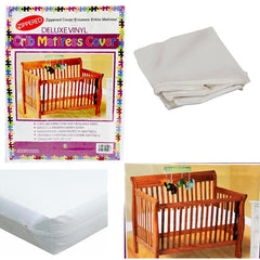 Dependable Essentials Deluxe crib mattress cover full encasement zippered for complete protection