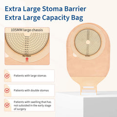 DERAYMI one-piece ostomy pouch for quick, clean changes.