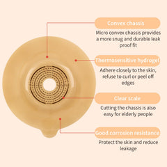 DERAYMI skin-friendly hydrocolloid adhesive is gentle on skin.