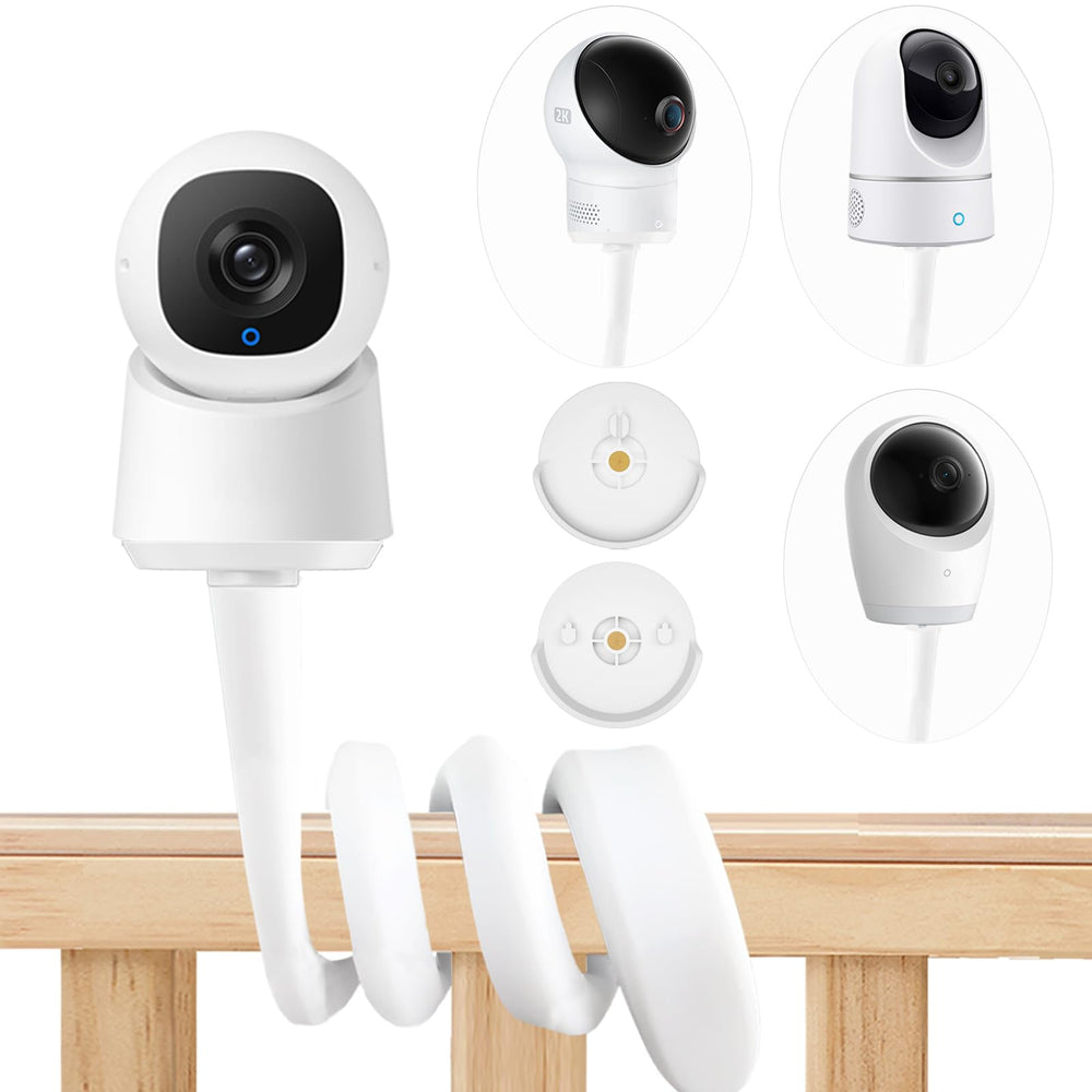 Derebir baby monitor mount clip with angle adjustment for optimal baby visibility.