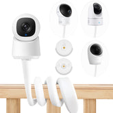 Derebir baby monitor mount clip with angle adjustment for optimal baby visibility.